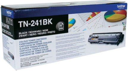Brother Cartridge TN-241 TN241 Black Schwarz 2,5k (TN241BK)