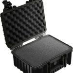 B&W Outdoor Case Type 3000 black with pre-cut foam insert