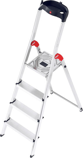Hailo L60 StandardLine 4 Step Stepladder - Image 1