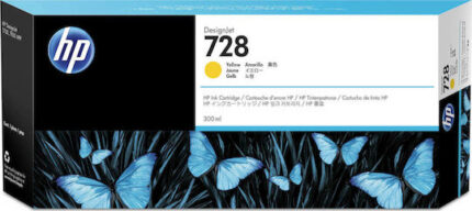 HP Ink No 728 HP728 HP 728 Yellow Gelb (F9K15A) 300 ml