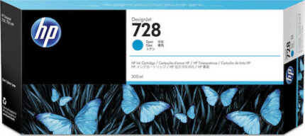 HP Ink No 728 HP728 HP 728 Cyan (F9K17A) 300 ml