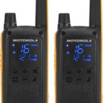 Motorola Talkabout T82 Extreme Twin Pack two-way radio 16 channels Black  Orange