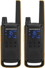 Motorola Talkabout T82 Extreme Twin Pack two-way radio 16 channels Black  Orange