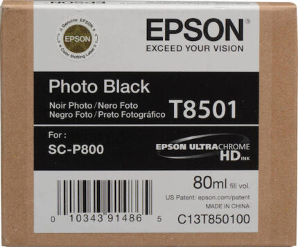 Epson ink cartridge photo black T 850 80 ml               T 8501