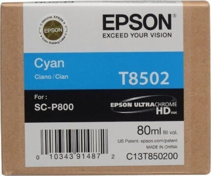 Epson ink cartridge cyan T 850 80 ml               T 8502