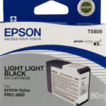 Epson ink cartridge light light black T 580  80 ml        T 5809