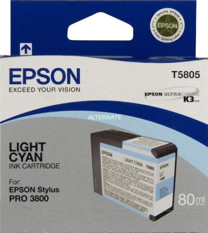 Epson ink cartridge light cyan T 580  80 ml              T 5805