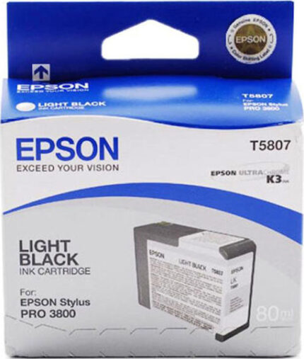 Epson ink cartridge light black T 580  80 ml              T 5807