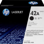HP Cartridge No 42A HP42A HP 42A Black Schwarz (Q5942A)