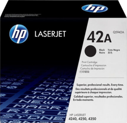 HP Cartridge No 42A HP42A HP 42A Black Schwarz (Q5942A)