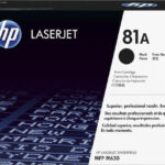 HP Cartridge No 81A HP81A HP 81A Black Schwarz (CF281A)