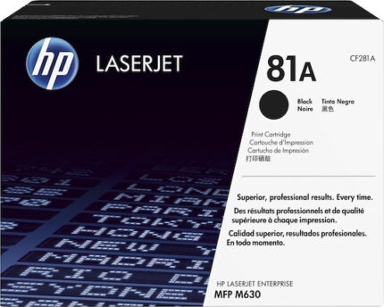 HP Cartridge No 81A HP81A HP 81A Black Schwarz (CF281A)