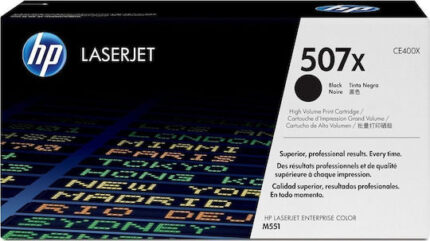 HP Cartridge No 507X HP507X HP 507X Black Schwarz (CE400X)