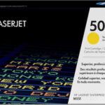 HP Cartridge No 507A HP507A HP 507A Yellow Gelb (CE402A)