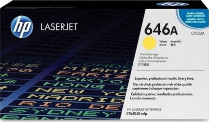 HP Cartridge No 646A HP646A HP 646A Yellow Gelb (CF032A)