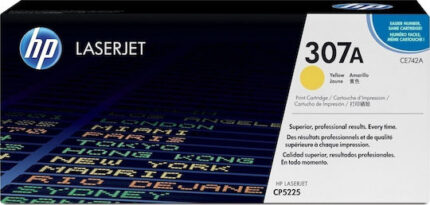 HP Cartridge No 307A HP307A HP 307A Yellow Gelb (CE742A)