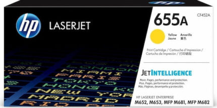 HP Cartridge No 655A HP655A HP 655A Yellow Gelb (CF452A)