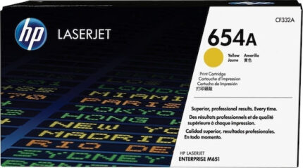 HP Cartridge No 654A HP654A HP 654A Yellow Gelb (CF332A)