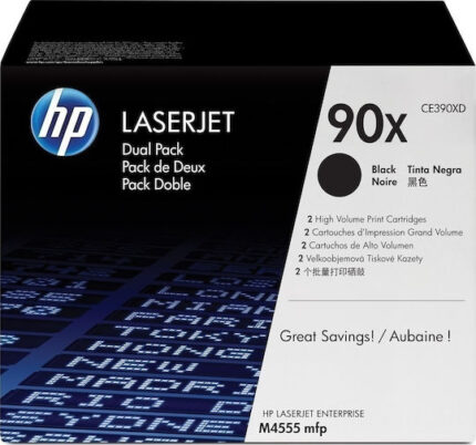 HP (CE390XD) No 90X HP90X HP 90X Dual Pack Black Schwarz Cartridge (CE390XD)