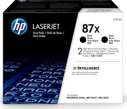 xlarge_20180108153428_hp_87x_black_toner_2_pack_cf287xd.jpeg HP Cartridge No 87X HP87X HP 87X Black Schwarz (CF287XD) - Image 1