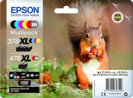 Epson Multipack Claria Photo HD T 378/478 XL (6 colors)   T 379D