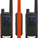 Motorola T82 Twin Pack two-way radio 16 channels Black Orange