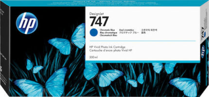 HP Ink No 747 HP747 HP 747 Chromatic Blue (P2V85A)
