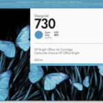 HP Ink No 730 HP730 HP 730 Cyan Cartridge (P2V68A)