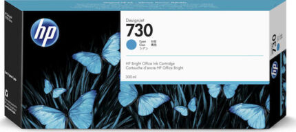 HP Ink No 730 HP730 HP 730 Cyan Cartridge (P2V68A)
