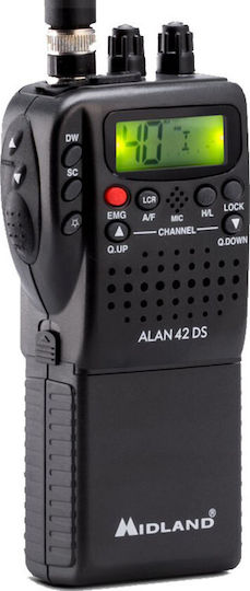 xlarge_20180801112717_midland_alan_42ds.jpeg Midland Alan 42 DS CB Handheld Radio - Image 1