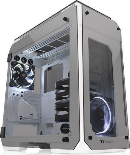 Thermaltake View 71 Tempered Glass Gaming Midi Tower Κουτί Υπολογιστή με Πλαϊνό Παράθυρο Λευκό