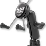 RAM Mounts X-Grip Large Phone Mount with Handlebar U-Bolt Base