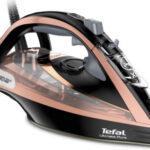 Tefal Ultimate Pure FV9845 iron Dry & Steam iron Durilium Autoclean soleplate 3200 W Black  Copper