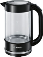 Bosch TWK70B03 electric kettle 1.7 L 2400 W Black  Transparent