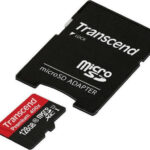 Transcend microSDXC        128GB Class 10 UHS-I 400x + SD Adapter