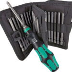 WERA Kraftform Kompakt 62 Pouch with 89 mm-long bits