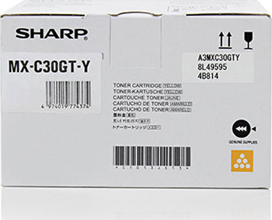xlarge_20190611132204_sharp_mx_c30gt_y_yellow_toner_mxc30gty.jpeg Sharp Toner Yellow Gelb (MXC30GTY) - Image 1