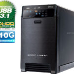 FANTEC  QB-X2U31R black 2 x 3,5 SATA Raid HDD USB 3.1