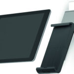 Durable Tablet Holder WALL PRO metallic silver 8935-23