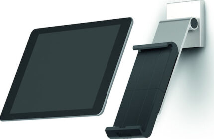 Durable Tablet Holder WALL PRO metallic silver 8935-23