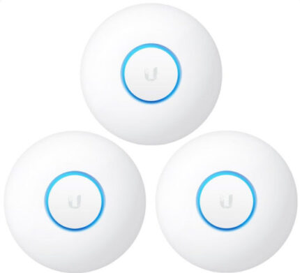 Ubiquiti UniFi nanoHD Access Point Wi‑Fi 5 Dual Band (2.4 & 5GHz) σε Τριπλό Kit