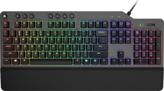 xlarge_20200130152721_lenovo_legion_k500_rgb.jpeg Lenovo Legion K500 keyboard Gaming USB QWERTY US English Black Grey - Image 1
