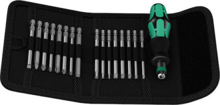 WERA Kraftform Kompakt 60 Pouch with 89 mm-long bits