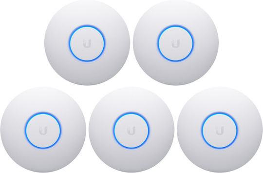 xlarge_20200508105659_ubiquiti_unifi_nanohd_5_pack.jpeg Ubiquiti UniFi nanoHD Access Point Wi‑Fi 5 Dual Band (2.4 & 5GHz) σε Πενταπλό Kit - Image 1