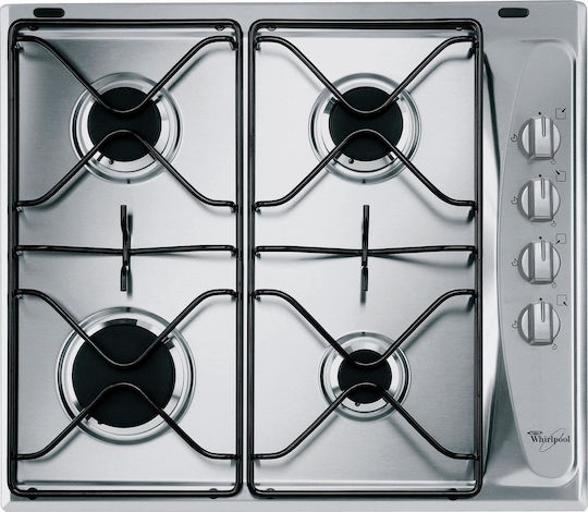 xlarge_20200529160007_whirlpool_akm_268_ix.jpeg Whirlpool Gas Cooktop Autonomous Inox 58x50εκ. Silver - Image 1