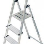 Krause Secury Folding ladder silver