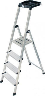 Krause Secury Folding ladder silver
