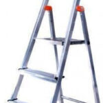 Krause Safety Folding ladder silver