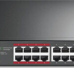 TP-Link 24-Port 10/100Mbps + 2-Port Gigabit Unmanaged PoE+ Switch