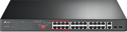 TP-Link 24-Port 10/100Mbps + 2-Port Gigabit Unmanaged PoE+ Switch
